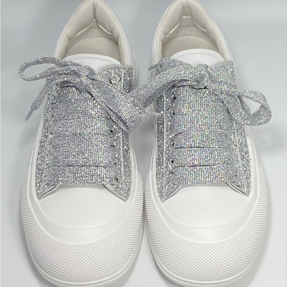 Alexander Mcqueen Glitter Sneakers size 36.5 - Picture 2 of 13
